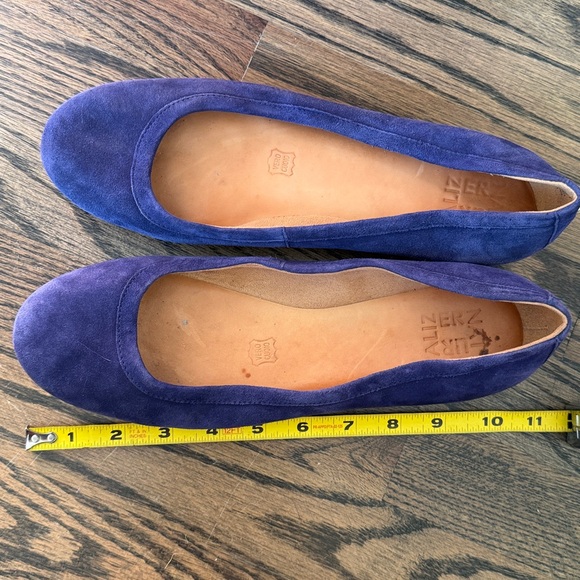 EUC blue suede ballet flats - timeless style by Naturalizer - Picture 4 of 5